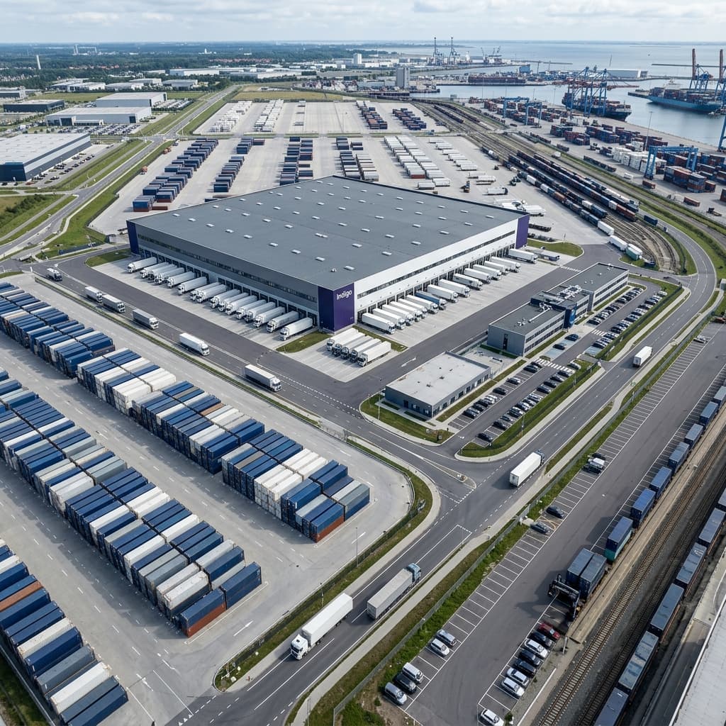 RocketRide mission visualization showing a global logistics network