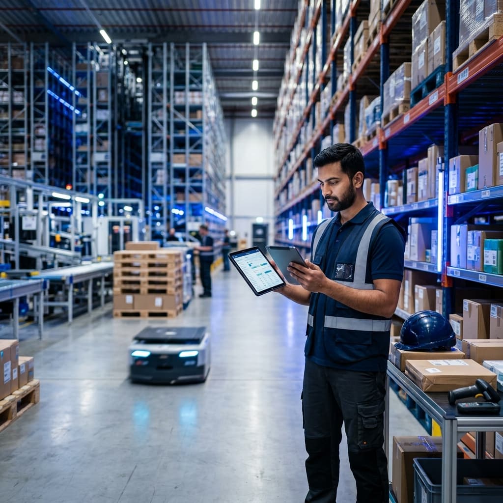 RocketRide operator managing live warehouse logistics