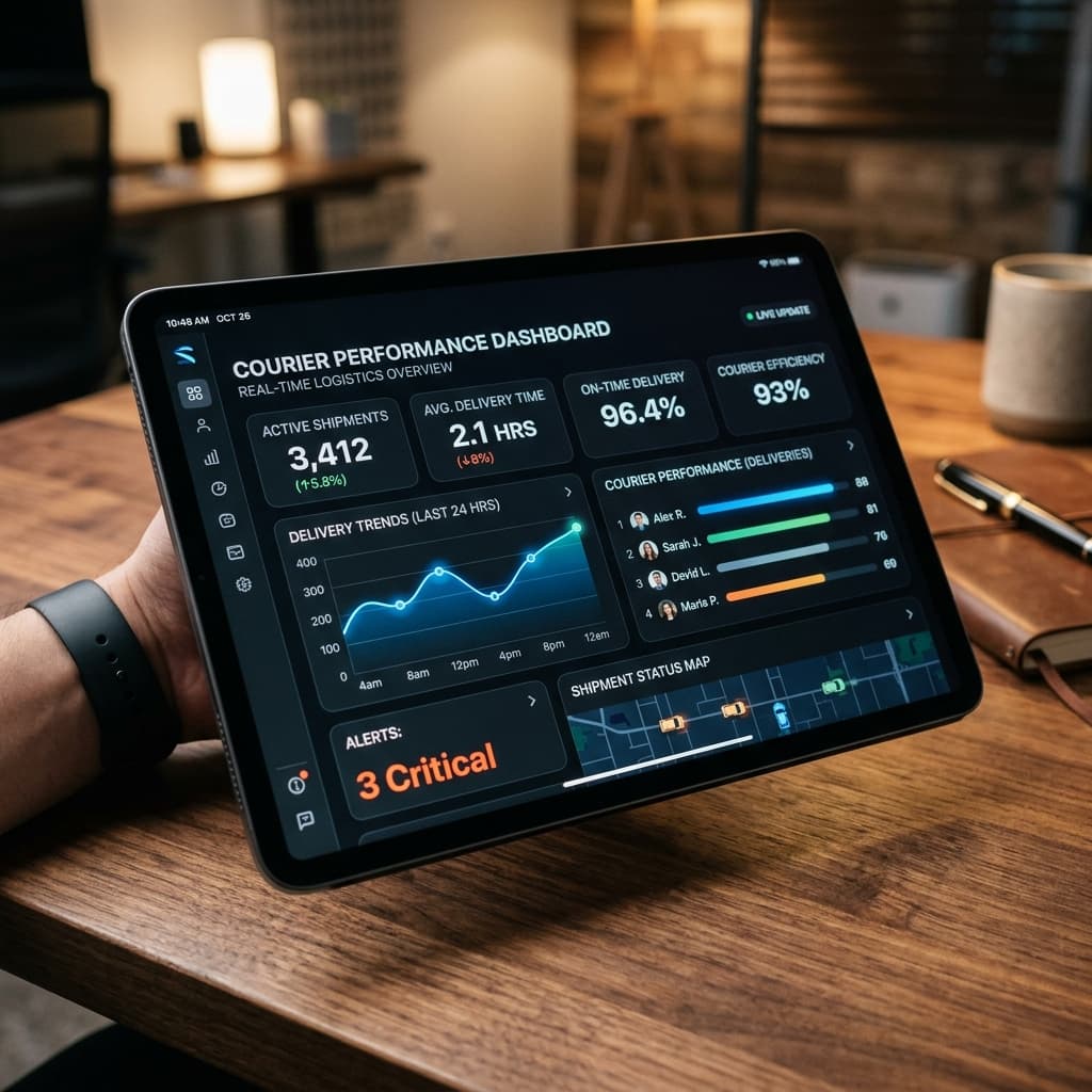 Logistics performance dashboard